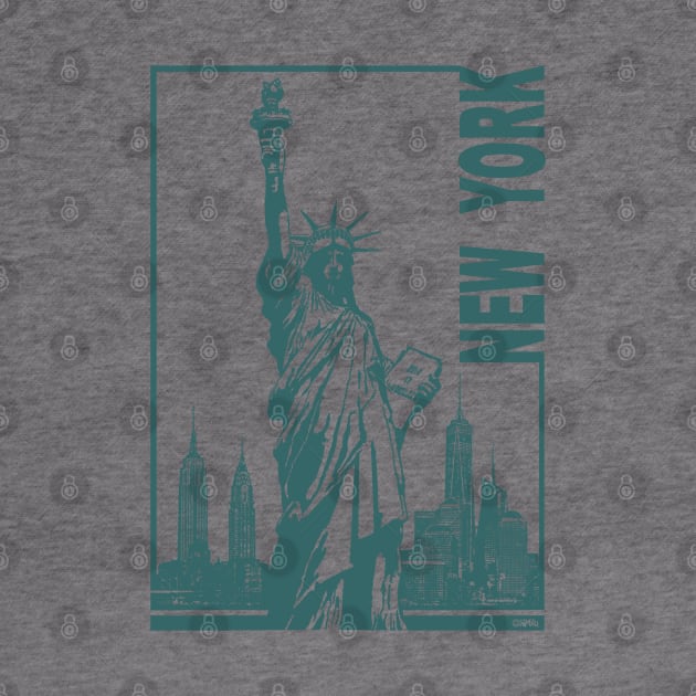 New York-Statue of Liberty by NewSignCreation